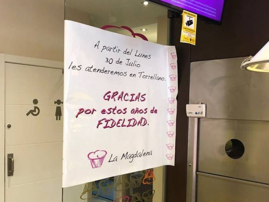Continúa la sangría: la panadería La Magdalena del centro de Elche baja la persiana por sorpresa