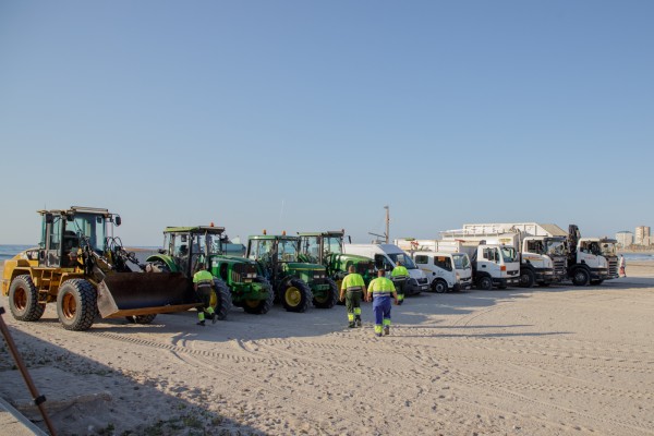 Dispositivo de seguridad playas El Campello (Fotos: PEPE OLIVARES)