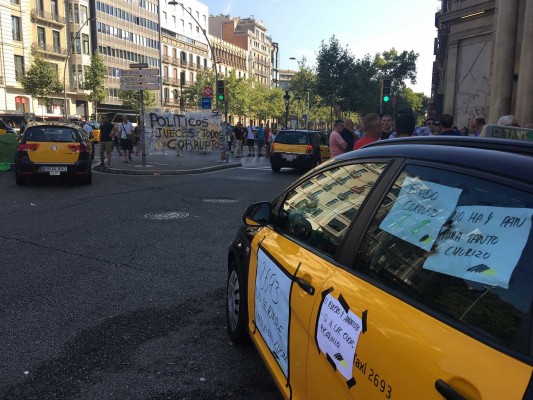 Los taxistas ven 