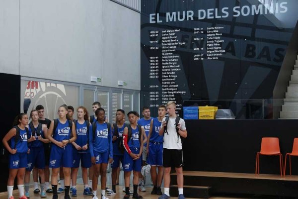 Los participantes en el Europe Training Camp del Jr. NBA World Championship ya están en Valencia
