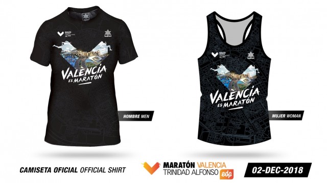 Maratón, Medio Maratón y 10K Valencia Trinidad Alfonso presentan las camisetas de Luanvi para 2018

