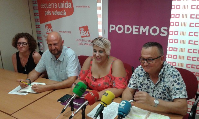 Podemos y EU lanzan su coalición en Alicante sin elegir candidato a la Alcaldía hasta enero