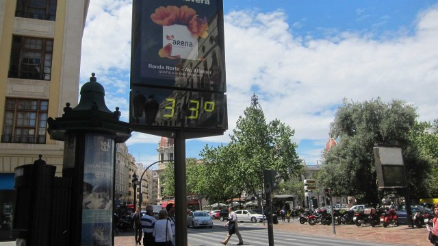 Casi toda la Comunitat Valenciana estará este domingo en aviso amarillo por calor
