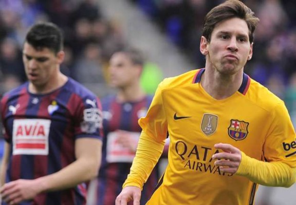 Messi guía una nueva goleada del Barça