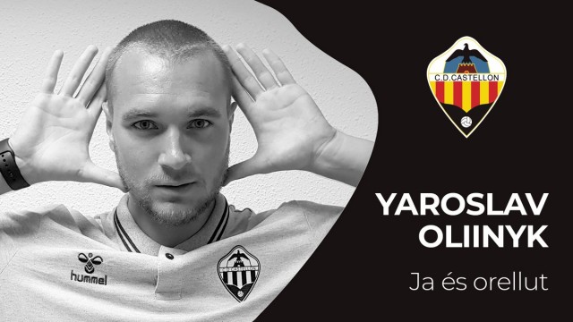 El Castellón ficha al defensa ucraniano Yaroslav Oliinyk
