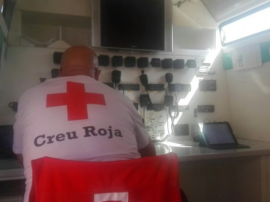 Cruz Roja movilizó 230 camas de su almacén logístico y 14 vehículos