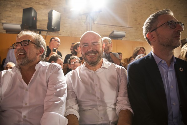 Mitin del PSOE en la Petxina de València (Fotos: EVA MÁÑEZ)
