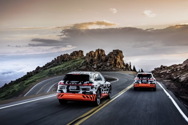 Audi e-tron prototype: prueba de recuperación de energía en Pikes Peak
