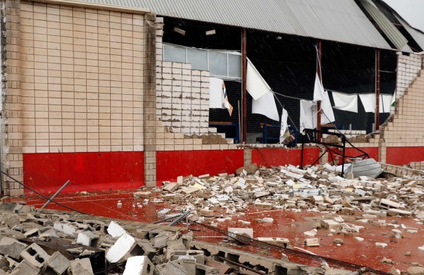 Los daños causados por el temporal en el litoral de Alicante (fotos EFE/AP)