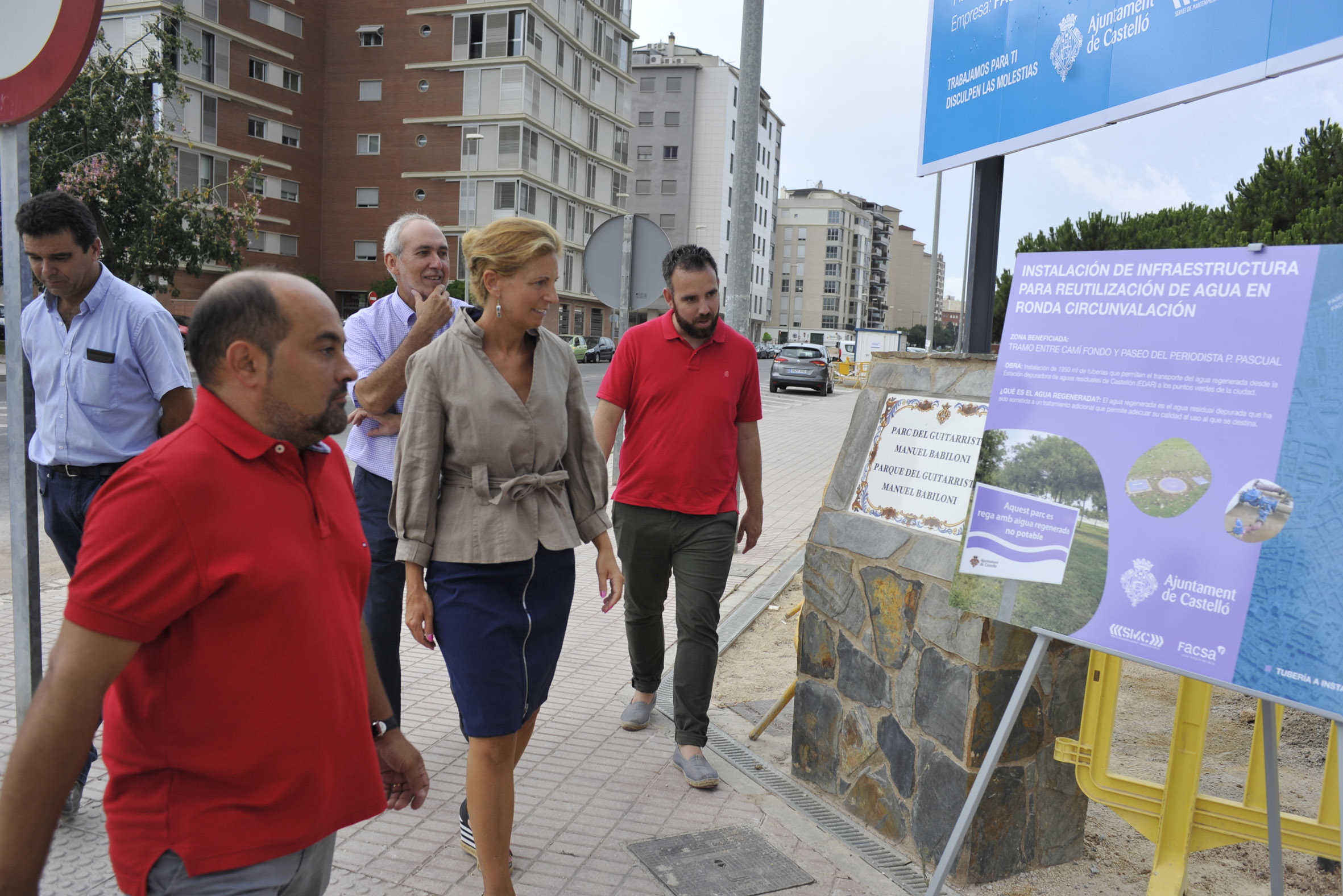 Castelló regará una superficie de 39.500 metros cuadrados con agua regenerada