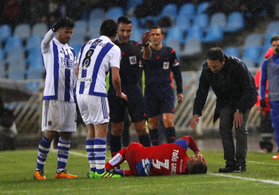 Toño estará tres semanas de baja por una lesión en el tobillo