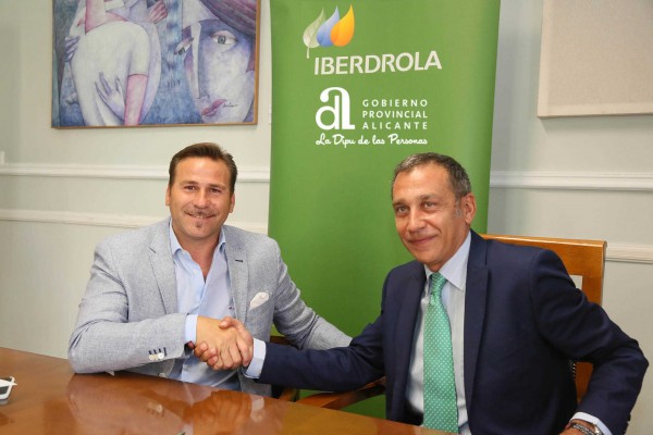 Diputación de Alicante e Iberdrola colaboran para ofrecer una energía 100% renovable a los municipios