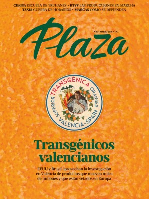 Transgénicos valencianos, portada de marzo de 'Plaza'