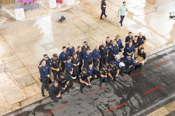 La 'cremà de la Foguera Oficial de Alicante (fotos PEPE OLIVARES)