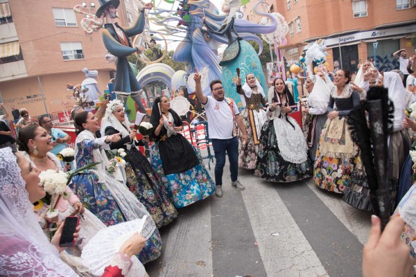 La Cerámica, primer premio de hogueras (FOTO: Pepe Olivares)