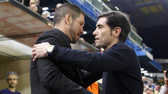 Marcelino y Simeone, mentes gemelas para el inicio de la Liga


