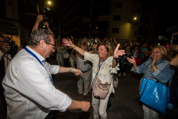 26M: Noche electoral en Benidorm (Fotos: Carlos Brendel)