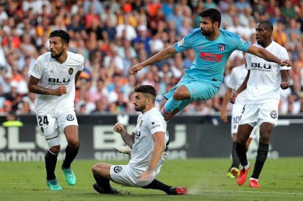 El Valencia hizo el pasillo al Atlético 