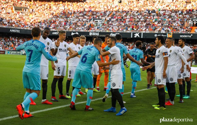 Mestalla llenó el 95% de su aforo, el porcentaje más elevado de la jornada

