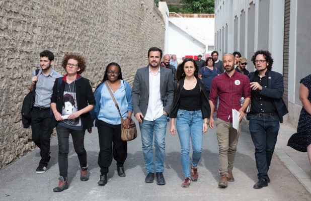 Mitin de Unidas Podemos con Alberto Garzón en Alicante (Fotos: RAFA MOLINA)