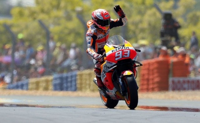 Márquez idéntico objetivo, aumentar su ventaja, pero ahora en 