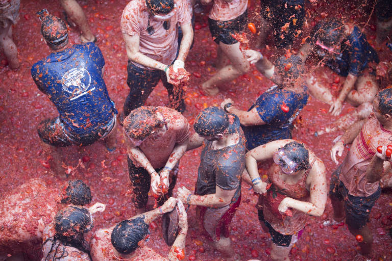 La Tomatina calienta motores con una 'app' para conocer Buñol