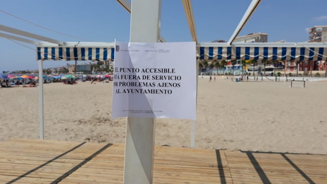 La Vila suspende en pleno verano la concesión de playas accesibles: abrirá expediente a la empresa
