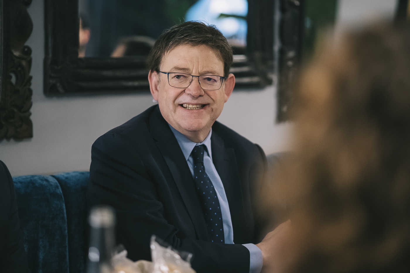 Almuerzo con el candidato del PSPV a la Presidencia de la Generalitat, Ximo Puig (Fotos: KIKE TABERNER)