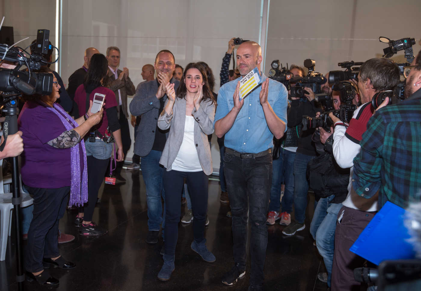 Mitin de Irene Montero, de Unidas Podemos, en Elche (fotos RAFA MOLINA)