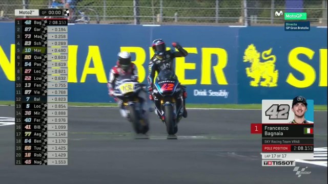 Bagnaia marca la pauta tras una cerrada lucha
