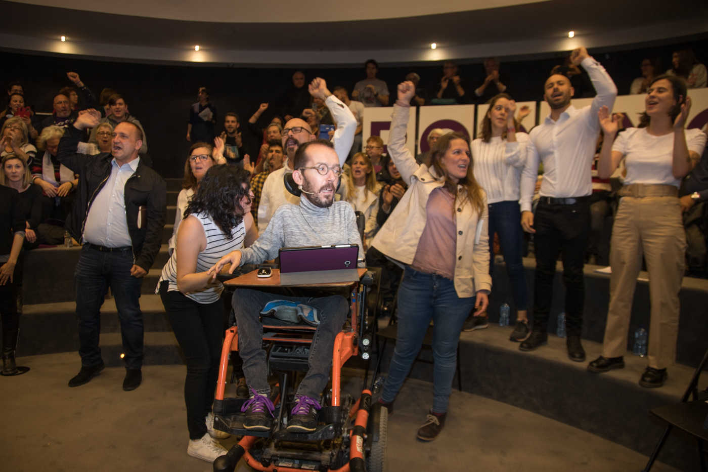 Presentación de candidaturas de Podemos en Alicante con Pablo Echenique (Fotos: Pepe Olivares)