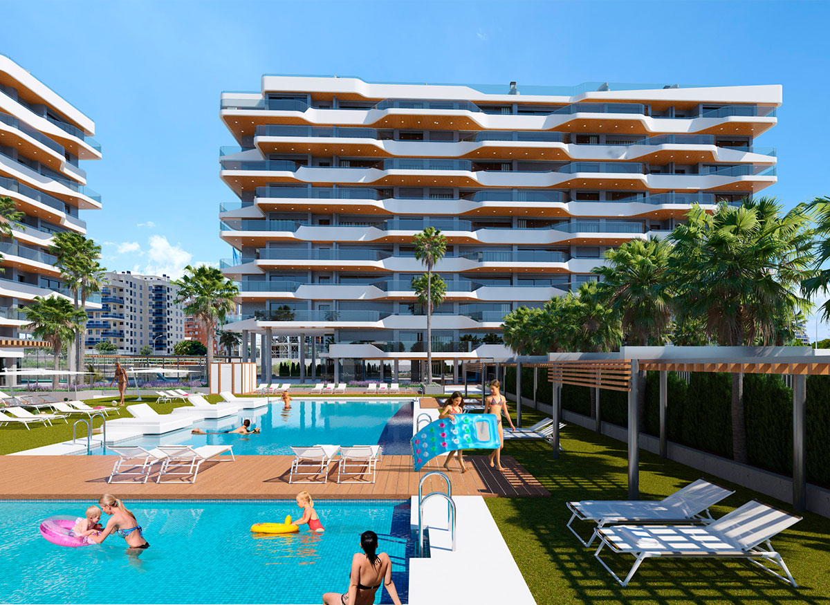 Residencial 'San Juan Beach', que Alibuilding promueve en el PAU-5 - 