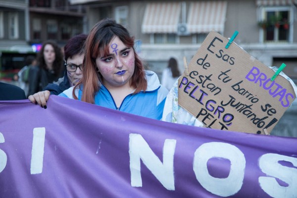 Manifestación feminista en Elche (Fotos: PEPE OLIVARES)