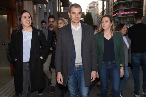 Acto de Toni Cantó en las primarias de Cs en Alicante (fotos PEPE OLIVARES)