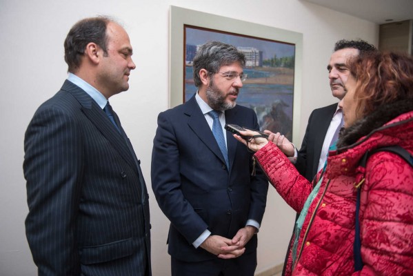 Diálogos de Desarrollo en Alicante con José Carlos Díez y Alberto Nadal (fotos RAFA MOLINA)