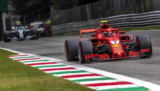 Raikkonen bate el récord de Montoya y saldrá primero en Monza; Sainz, séptimo