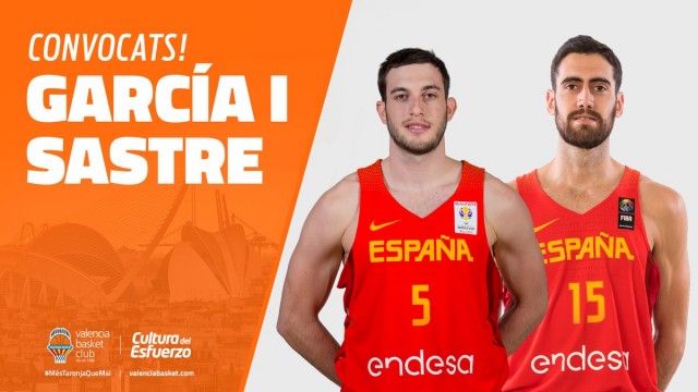 Sastre y García, en la selección para jugar contra Ucrania y Letonia