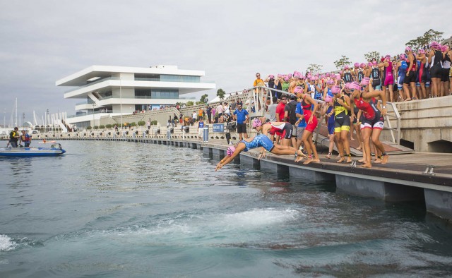 La Copa de Europa del Triatlón se celebra este fin de semana en La Marina de Valencia
