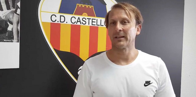 Gaizka Mendieta recuerda sus primeros partidos con el Castellón en Castalia