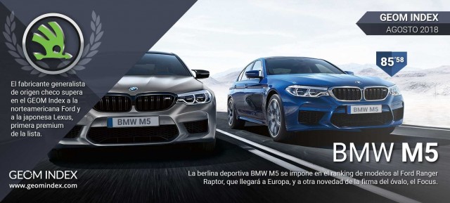 Skoda, Ford y Lexus, las marcas más valoradas en Internet en agosto