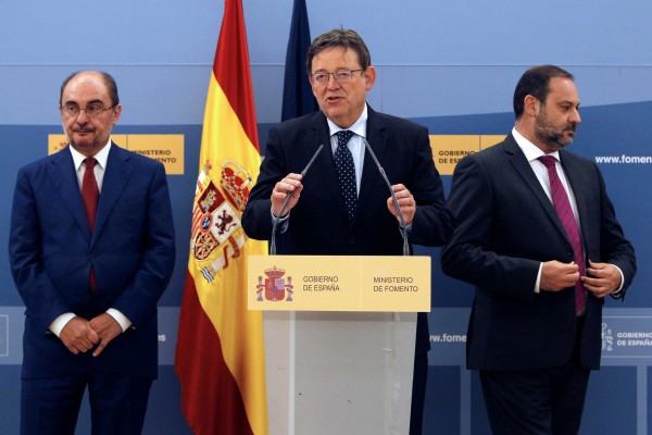 Fomento ve viable la inclusión del tramo Sagunto-Zaragoza en el Corredor Mediterráneo-Cantábrico