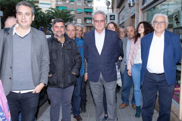 Candidatura de José Asensi a las primarias del PSPV de Alicante (fotos PEPE OLIVARES)