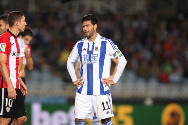 Carlos Vela vuelve a entrenarse con el grupo y podría jugar en Balaídos