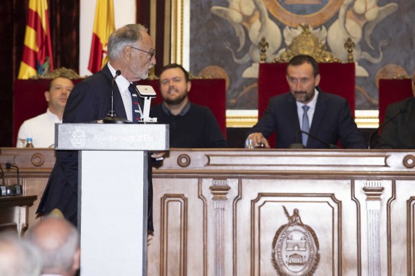 Francis Mojica, hijo predilecto de Elche (fotos PEPE OLIVARES)