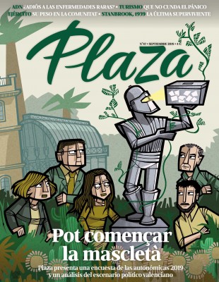 La carrera hacia las autonómicas de 2019, portada de la revista Plaza