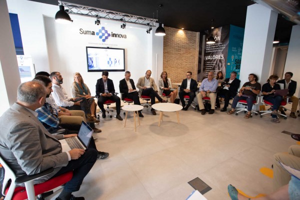 Think Tank sobre el Blockchain en SumaInnova (fotos PEPE OLIVARES)