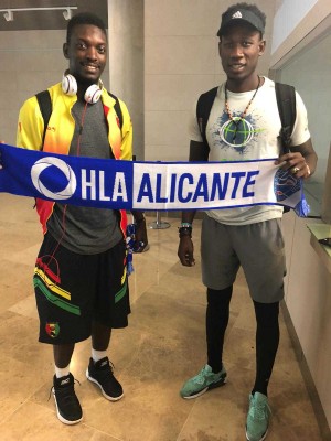 Sidibe y Conde llegan a Alicante y se incorporan a la concentración de La Nucía 