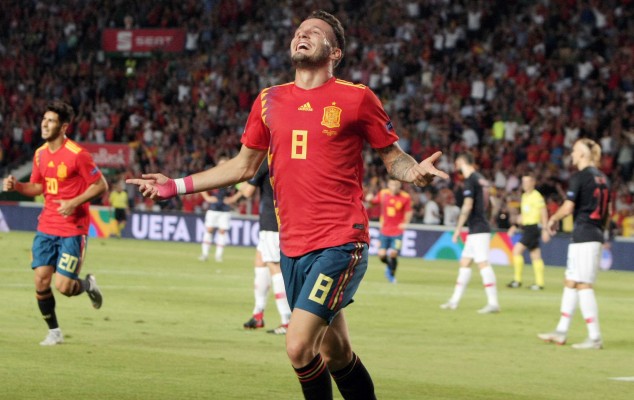 Saúl Ñíguez, como en casa

