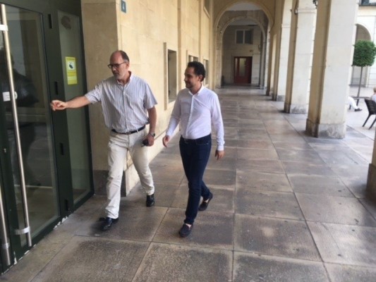 El edil de Cortés y el jefe de Alcaldía: dos horas ante el fiscal por el asesor vinculado a Belmonte  