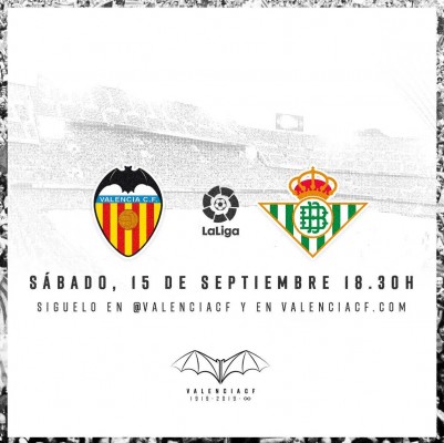 Sigue en directo el Valencia CF - Real Betis